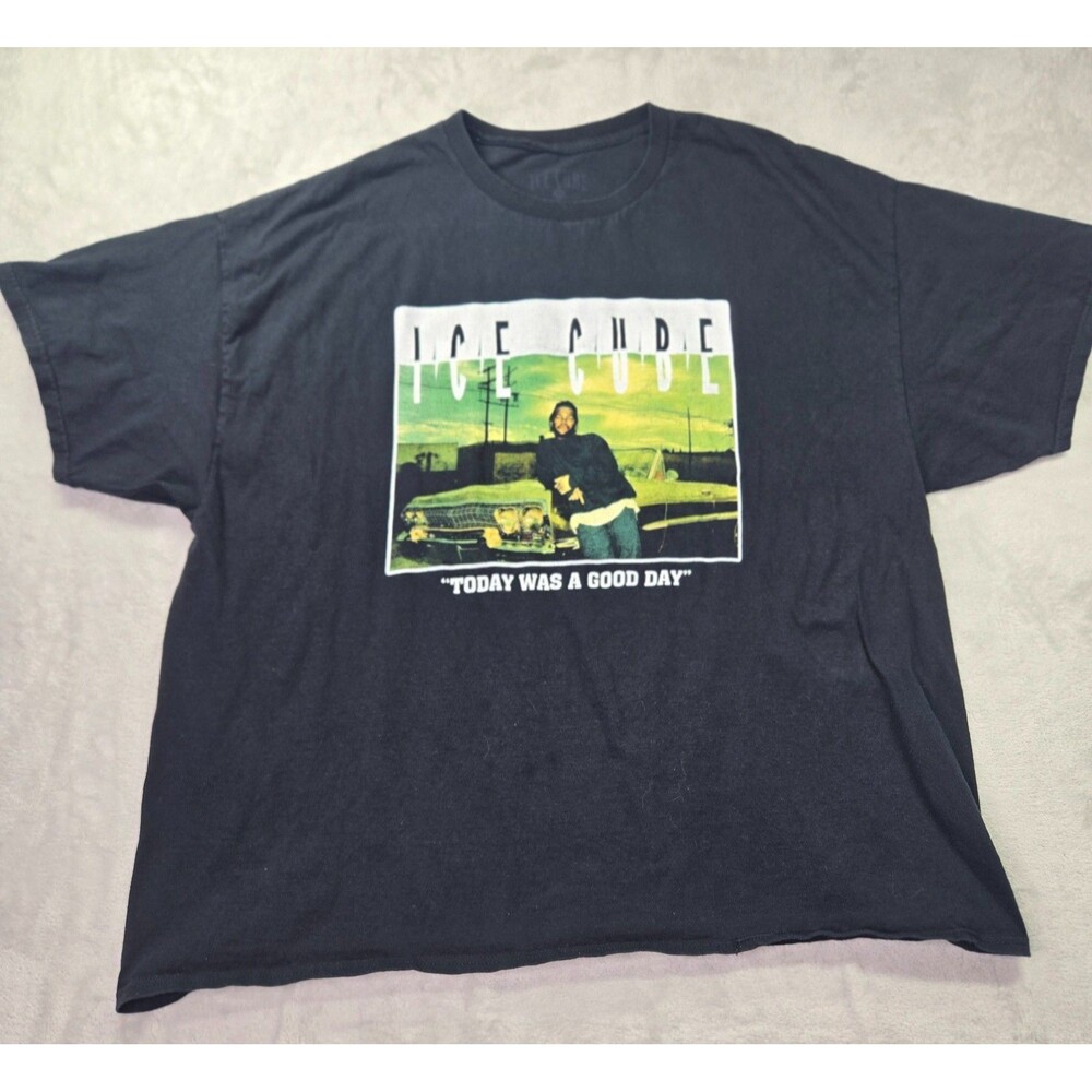 Ice Cube Today Was A Good Day Black Graphic T-Shirt Men’s 3XL Hip Hop Rap Tee